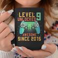 Level 9 Unlocked 9Th Birthday 9 Year Old Gamer Bday Coffee Mug Funny Gifts