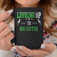Leveling Up To Big Sister For Becoming Big Sister Coffee Mug Unique Gifts