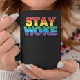 Lgbt Pride Rainbow Black Gay Stay Woke Coffee Mug Unique Gifts