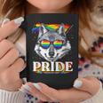 Lgbtq Pride Rainbow Wolf Pride Month Lgbt Wolf Lovers Coffee Mug Unique Gifts