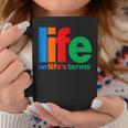 Life On Life's Terms Aa & Na Slogans Sayings Coffee Mug Unique Gifts