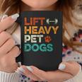 Lift Heavy Pet Dogs Gym Workout Pet Lover Canine Women Coffee Mug Unique Gifts