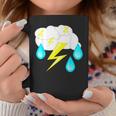 Lightning Bolts Rain Drops Thunder Storm Cloud Costume Coffee Mug Unique Gifts