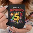 This Little Superhero Is 5 Birthday Superhero 5 Year Old Boy Coffee Mug Unique Gifts