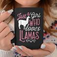 Llama Just A Girl Loves Llamas Coffee Mug Unique Gifts