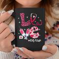 Love Cna Life Messy Bun Valentine's Day Coffee Mug Unique Gifts