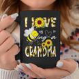 I Love Being A Grandma Sunflower Bee Lover Mother's Day Cute Coffee Mug Personalized Gifts