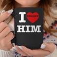 I Love Him I Heart Him Vintage For Couples Matching Coffee Mug Unique Gifts