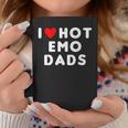 I Love Hot Emo Dads Red Heart Coffee Mug Unique Gifts