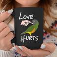 Love Hurts Senegal Parrot Biting Finger Coffee Mug Unique Gifts