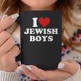I Love Jewish Boys I Heart Jewish Boys Coffee Mug Funny Gifts