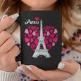 Love Paris Heart Eiffel Tower Souvenir France French Love Coffee Mug Funny Gifts