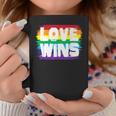 Love Wins Cute Witty Lgbt Community Coffee Mug Unique Gifts