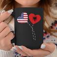 Loving Albania Usa Flag Heart Albanian Americans Love Coffee Mug Unique Gifts