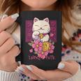 Lucky And Cute Japanese Lucky Cat Maneki Neko Good Luck Cat Coffee Mug Personalized Gifts