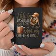 Lustiger Baseball Meine Spiele Lang Und Kaffee Stark Für Papa Mama Tassen Lustige Geschenke