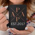 Lustiger Papa Est 2017 Papa Seit 2017 Papa 2017 Tassen Lustige Geschenke