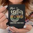 Made In 1964 Limited Edition Retro Vinyl 60Th Birthday Coffee Mug Personalized Gifts