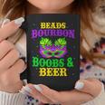 Mardi Gras Beads Bourbon Boobs & Beer Coffee Mug Unique Gifts