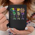 Mardi Gras Glass Of Wine Drinking Team Wine Festival Parade Coffee Mug Personalized Gifts