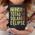 Mars Hill Maine Total Solar Eclipse April 8 2024 Coffee Mug Unique Gifts