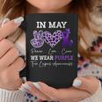 In May We Wear Purple Lupus Awareness Ribbon Purple Lupus Coffee Mug Funny Gifts