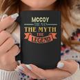 Mccoy The Man The Myth The Legend Custom Name Coffee Mug Unique Gifts