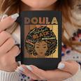Melanin Doula African Pride Afro Hair Black History Month Coffee Mug Unique Gifts