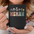 Memaw Wildflower Floral Memaw Coffee Mug Funny Gifts