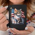 Memorial Day Cat 4Th Of July Patriotic Usa Flag Coffee Mug Personalized Gifts