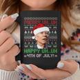 Merry Christmas Joe Biden Happy 4Th Of July Ugly Xmas Coffee Mug Unique Gifts