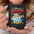Merry Cruisemas 2023 Christmas Santa Hat Reindeer Xmas Light Coffee Mug Funny Gifts