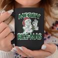 Merry Rizz-Mas Santa Christmas Coffee Mug Funny Gifts
