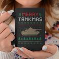 Merry Tankmas Battle Tank Military Ugly Christmas Sweater Coffee Mug Unique Gifts