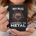 Metal Pug Goth And Heavy Metal Animal Coffee Mug Unique Gifts