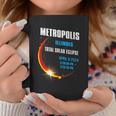 Metropolis Illinois Total Solar Eclipse 2024 Coffee Mug Unique Gifts