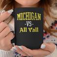 Michigan Vs All Y'all Throwback Vintage Coffee Mug Unique Gifts