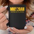 Michigan Wrestling Freestyle Wrestler Mi The Wolverine State Coffee Mug Unique Gifts