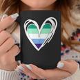 Mlm Flag With Cute Heart Man Loving Man Gay Subtle Mlm Pride Coffee Mug Unique Gifts