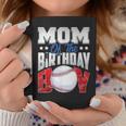 Mom Baseball Birthday Boy Family Baller B-Day Party Coffee Mug Personalized Gifts