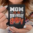 Mom Basketball Birthday Boy Family Baller B-Day Party Coffee Mug Personalized Gifts