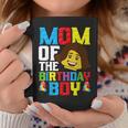 Mom Of The Birthday Boy Building Blocks Master Builder Coffee Mug Funny Gifts