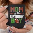 Mom Of The Birthday Boy Family Football Party Decorations Coffee Mug Unique Gifts