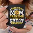 Mom Grandma Great Grandma Mother's Day 2024 Sunflower Coffee Mug Funny Gifts