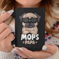 Mops Papa Lustiges Tassen, Pug mit Sonnenbrillen für Hundeliebhaber Lustige Geschenke