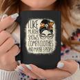 I Like Murder Shows Comfy Clothes 3 People Messy Bun Women Coffee Mug Unique Gifts