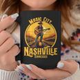 Music City Nashville Tennessee Vintage Guitar Country Music Coffee Mug Unique Gifts