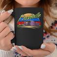 Nashville City Retrointage Nashville Tennessee Tn Taza de café Regalos divertidos