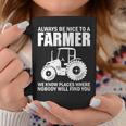 Be Nice To Farmer Tractor Rancher Farming Coffee Mug Unique Gifts