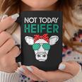 Not Today Heifer Heifers With Green Glasses Cow Coffee Mug Unique Gifts